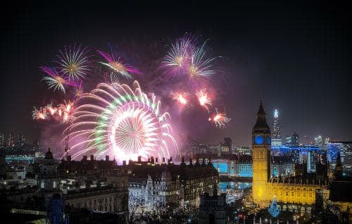 ロンドンの大晦日の花火（2）/イメージ
