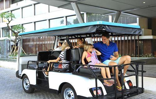 【ウォーターマークホテル＆スパ】専用ビーチクラブへの無料シャトル／イメージ