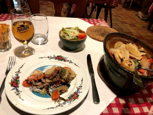 アルザス地方の伝統料理/イメージ（社員撮影）
