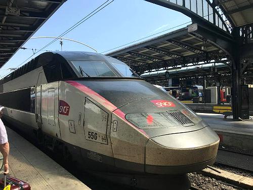 フランス他都市との周遊アレンジ可能です/フランスの高速鉄道【TGV】／イメージ（社員撮影）