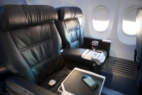 ユナイテッド航空　ビジネスクラス