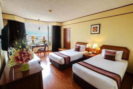 【Duangtawan Hotel Chiang Mai】デラックスルームお部屋一例