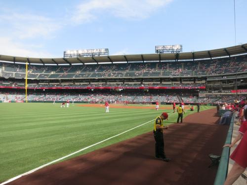 MLB観戦　エンゼルススタジアム