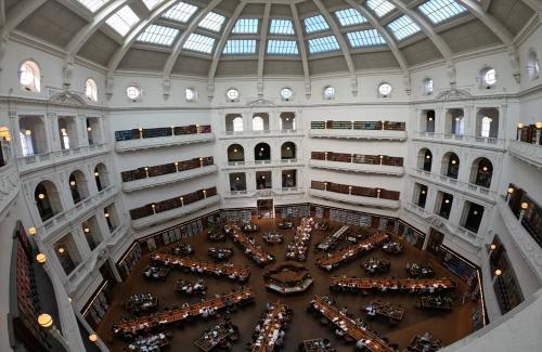 ≪メルボルン≫おしゃれすぎる図書館 ヴィクトリア州立図書館（社員撮影）