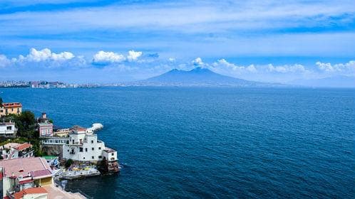 【ナポリ】海とヴェスヴィオ火山 /イメージ
