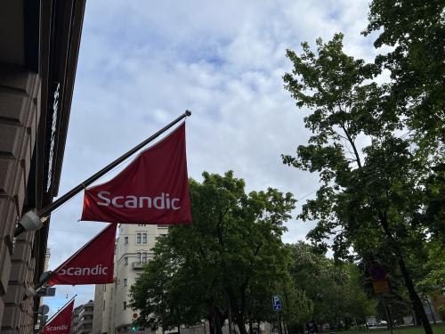 Scandic Helsinki Hub 外観2（社員撮影）