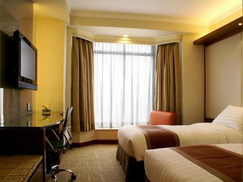 【スタンフォード ヒルビューホテル】ツインベッドルーム一例