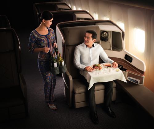 【シンガポール航空】ビジネスクラス　シート／イメージ