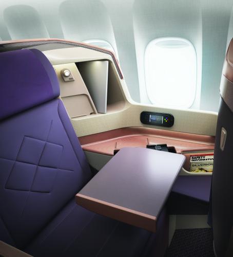 【シンガポール航空】ビジネスクラス　シート／イメージ