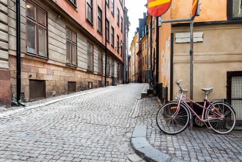 絵のように美しいストックホルム最古の地区、ガムラスタンの石畳