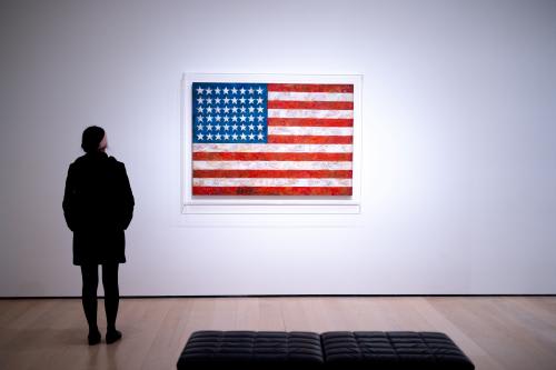【MoMA】ジャスパー・ジョーンズ作：「Flag」　イメージ／（C）ベッツオンライン
