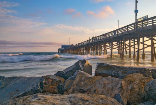 【アナハイム】夕暮れのビーチ
