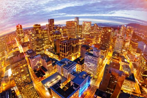 【バンクーバー】街の夜景/イメージ