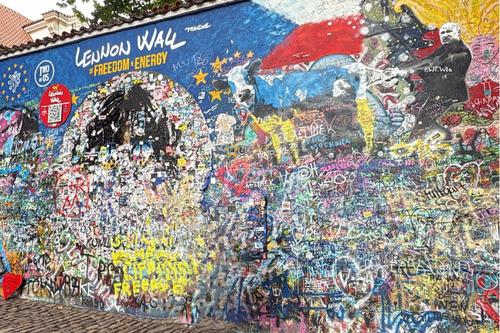 【プラハ】ジョンレノンの壁/イメージ