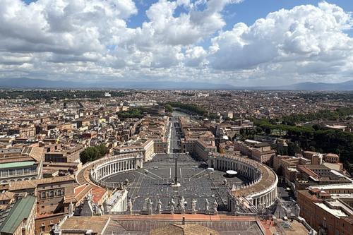 【ローマ】サンピエトロ大聖堂　頂上からの景色/イメージ