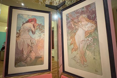 【プラハ】ミュシャ美術館の有名作品/イメージ