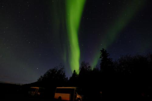 【イエローナイフ】夏のオーロラ／イメージ(C)TRANS ORBIT CANADA TOURS