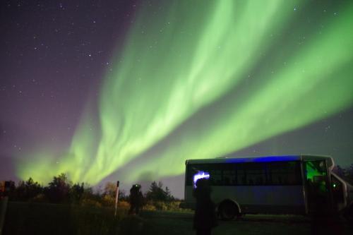 【イエローナイフ】夏のオーロラ／イメージ(C)TRANS ORBIT CANADA TOURS