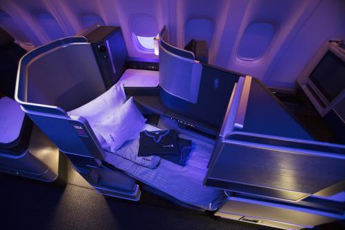 ユナイテッド航空/ビジネスクラス（イメージ）