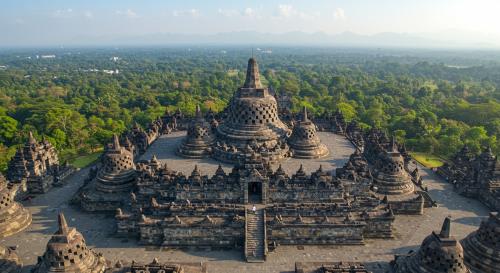 【ジョグジャカルタ】ボロブドゥール寺院