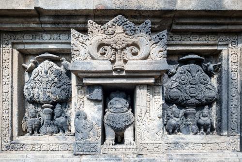 【ジョグジャカルタ】プランバナン寺院遺跡群 石彫り