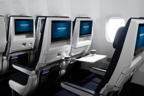 エールフランス航空 エコノミークラス 機内（イメージ）