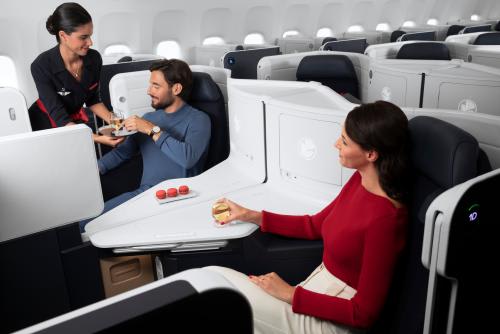 エールフランス航空 ビジネスクラス 機内（イメージ）