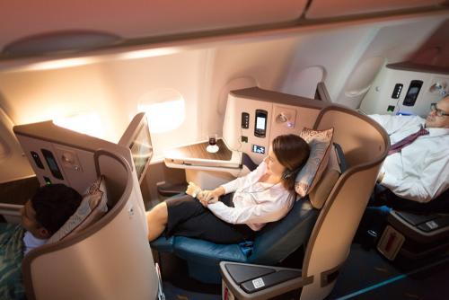 スリランカ航空ビジネスクラス　イメ―ジ２