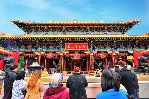 香港で最も有名なお寺の一つ「黄大仙」(イメージ)