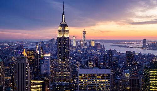 *トップ・オブ・ザ・ロック展望台からの夜景は絶対おススメ♪