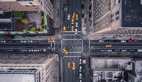 *ニューヨークの街角