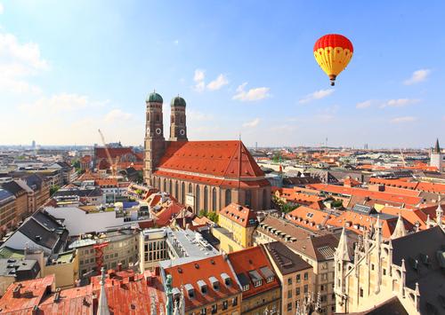 【ミュンヘン】南ドイツらしい赤屋根の街並みが美しい街並み