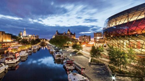 *オタワの街並み　写真提供：オンタリオ州観光局