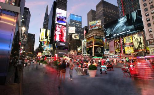 *ニューヨーク街並み*