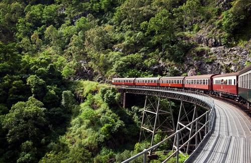 ≪キュランダ鉄道で世界遺産の熱帯雨林を楽しむ≫