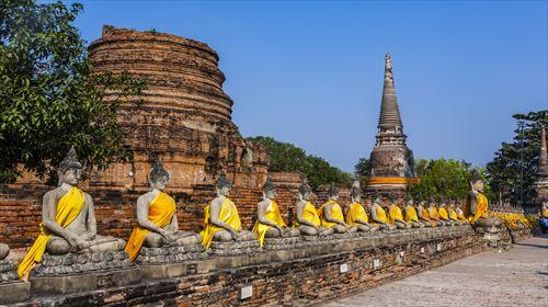 アユタヤ 遺跡　/写真提供：タイ国政府観光庁