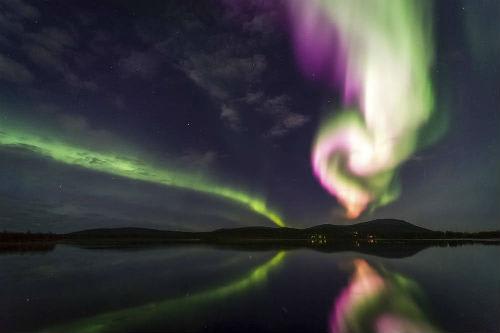 【ラップランド】幻想的なオーロラ／イメージ(c)VISIT FINLAND／Markus Kiili
