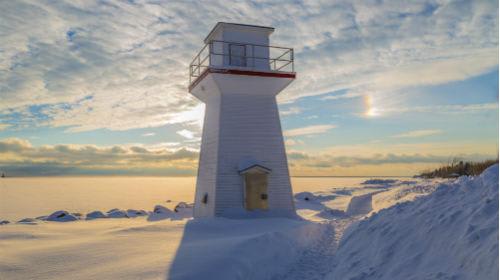 *静寂に包まれる冬のプリンスエドワード島
