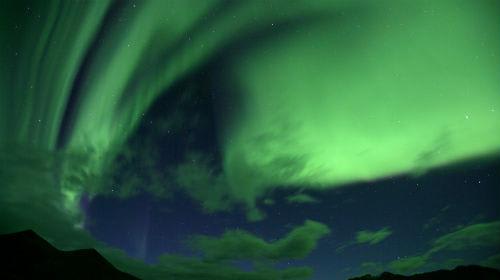 *オーロラ (写真提供:ユーコン準州観光局)