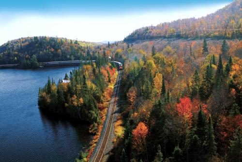 *メープル街道　写真提供：オンタリオ州観光局