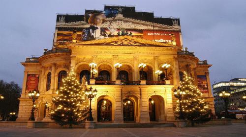 【フランクフルト】クリスマスの旧オペラ座（イメージ）写真:GNTB/Eichberger, Eric